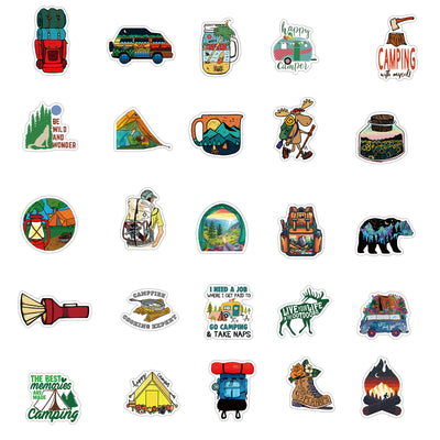 A large collection of cute cartoon animal stickers, including a monkey, pig, shark, penguin, elephant, and more, arranged in a circle. - Image 62