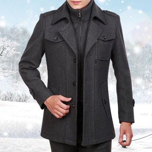 Abrigo de Lana para Hombre - Invierno Premium - Image 9
