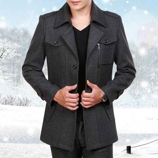Abrigo de Lana para Hombre - Invierno Premium - Image 12