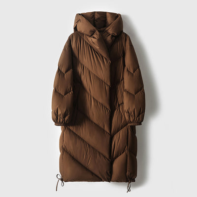 Abrigo Largo de Plumón de Pato 90% para Invierno - Mujer Talla Extendida - Image 15