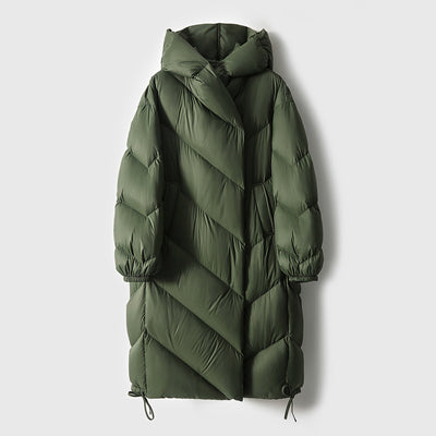 Abrigo Largo de Plumón de Pato 90% para Invierno - Mujer Talla Extendida - Image 16