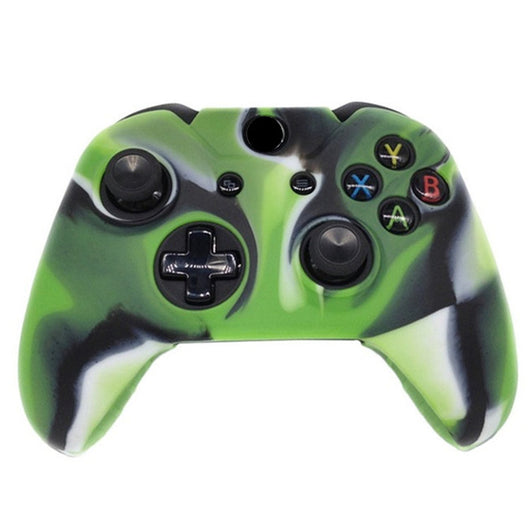 Black silicone case for Xbox One gamepad, featuring precise cutouts for buttons, joysticks, and D-pad. - Image 6