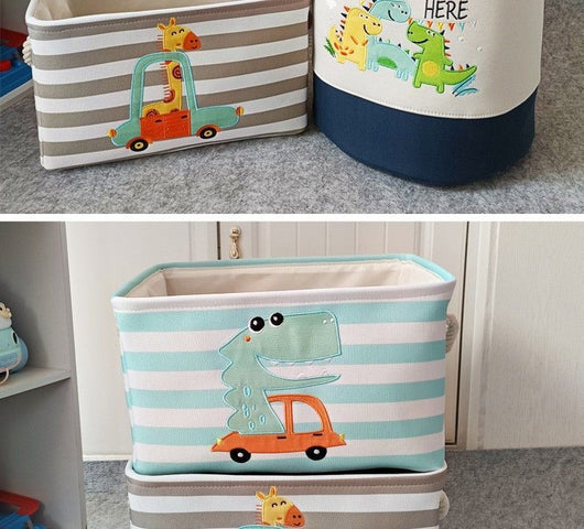 Canasta Organizadora de Juguetes Infantil con Diseño Cartoon - Image 31