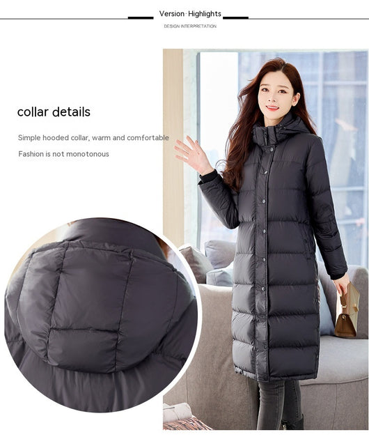 Chaqueta de Plumón de Ganso Blanco para Mujer - Image 21