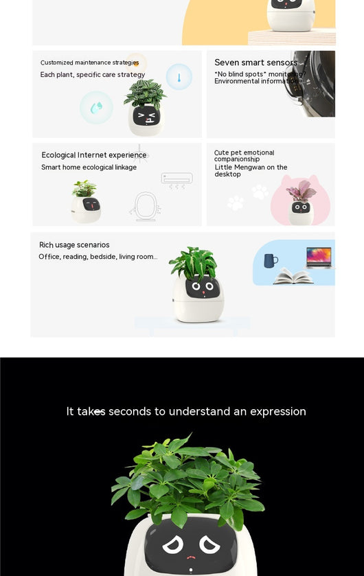 Maceta Inteligente con IA: 49 Expresiones y 7 Sensores para Plantas Felices - Image 11