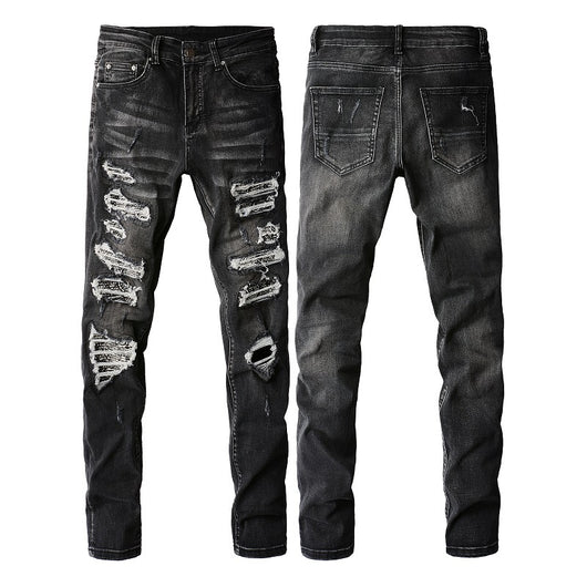 Jeans Skinny con Parche Smocking - Diseño Urbano Moderno - Image 7
