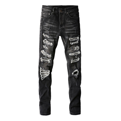 Jeans Skinny con Parche Smocking - Diseño Urbano Moderno - Image 10