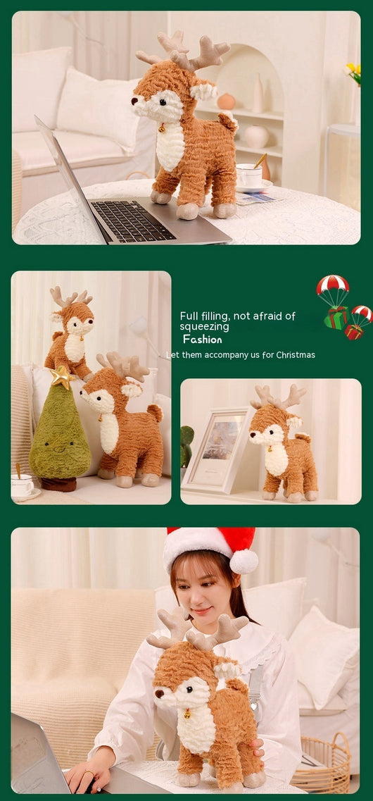 Almohada Navideña Reno Adorable para Árbol de Navidad - Image 24
