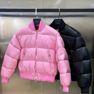 Chaqueta Acolchada de Plumón Corta para Mujer - Diseño Elegante y Cálido - Image 13