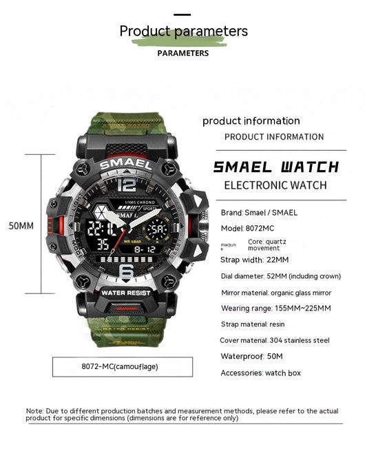 Reloj Táctico Militar Luminoso Resistente al Agua con Aleación de Aluminio - Image 16