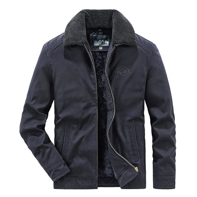 Abrigo de Trabajo Acolchado para Hombre con Forro Polar Grueso - Image 15