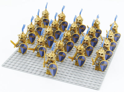Set de 21 Bloques de Construcción Caballeros Dorados para Niños - Image 21