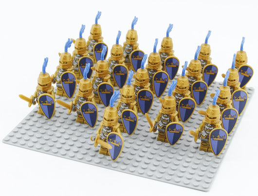Set de 21 Bloques de Construcción Caballeros Dorados para Niños - Image 22