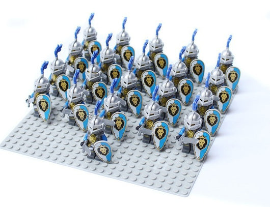 Set de 21 Bloques de Construcción Caballeros Dorados para Niños - Image 23
