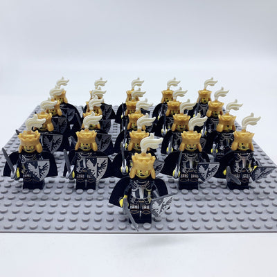 Set de 21 Bloques de Construcción Caballeros Dorados para Niños - Image 30
