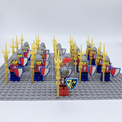 Set de 21 Bloques de Construcción Caballeros Dorados para Niños - Image 34