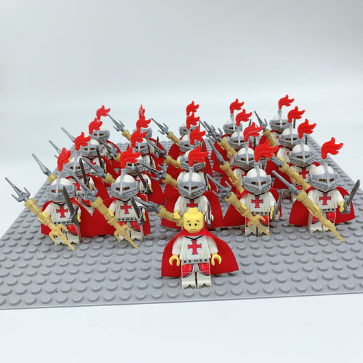 Set de 21 Bloques de Construcción Caballeros Dorados para Niños - Image 36