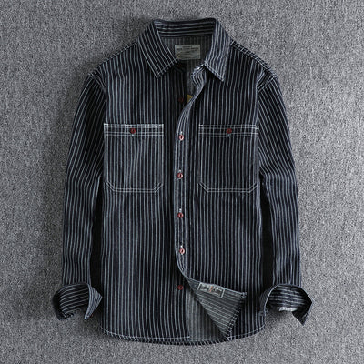 Camisa Tejida Pesada con Bordado en Espalda - Image 14