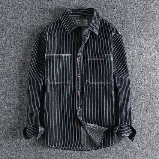 Camisa Tejida Pesada con Bordado en Espalda - Image 14