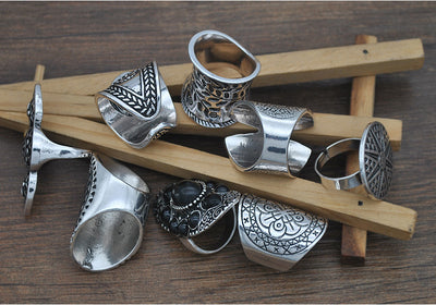 Juego de 8 Anillos Vintage - Image 5