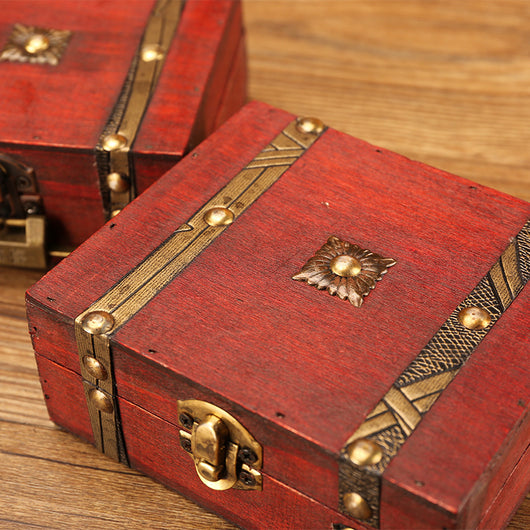 Caja Organizadora de Madera Estilo Retro para Adornos - Image 11