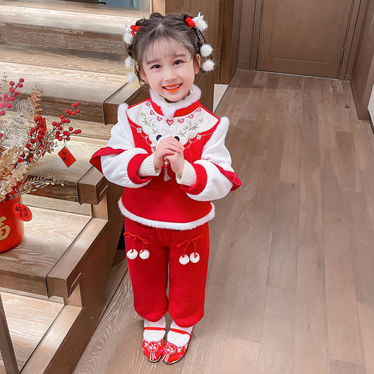 Conjunto de Abrigo Infantil Panda Acolchado con Forro Polar - Image 14