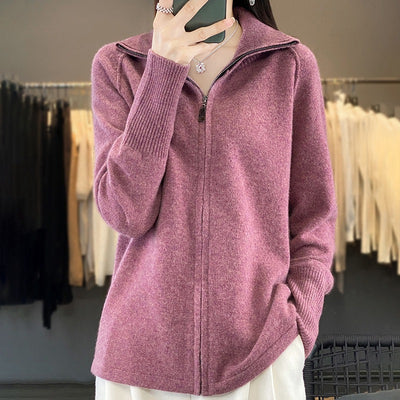 Cardigan de Lana Cuello Alto para Mujer - Colección Otoño Invierno - Image 12