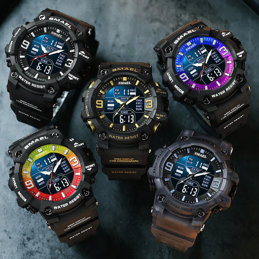 Reloj Deportivo Multifuncional Resistente al Agua para Hombre - Image 16
