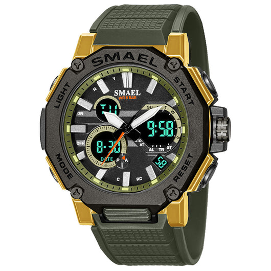 Reloj Deportivo Dual Display Resistente al Agua con Luz Nocturna - Image 18
