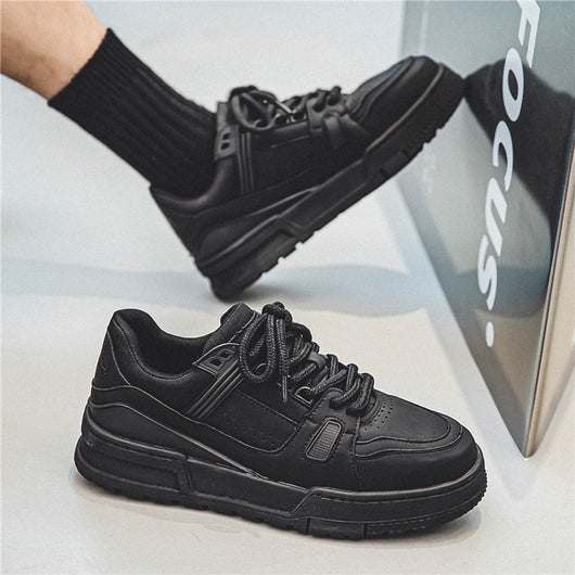 Zapatillas Deportivas Retro Plataforma Negras Estilo Americano - Image 18