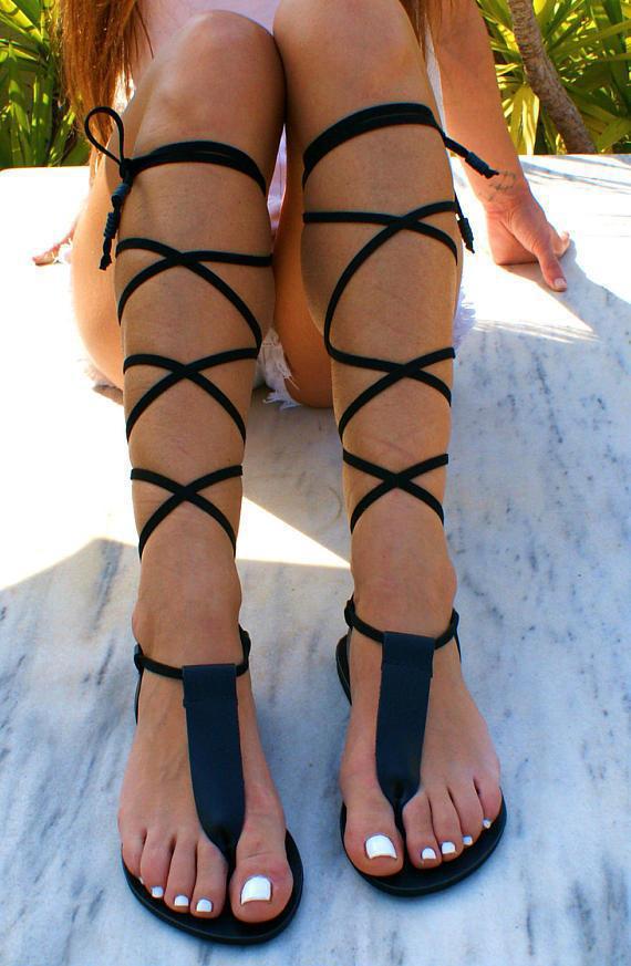 Sandalias Planas con Tiras Finas Estilo Europeo - Chanclas Cómodas para Verano