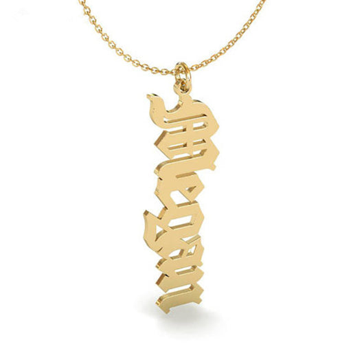 Collar Personalizado Acero Inoxidable Colgante Firma Vertical - Image 11