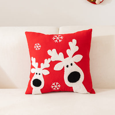 Funda de Almohada Navideña con Bordado - Decoración Festiva para el Hogar - Image 17
