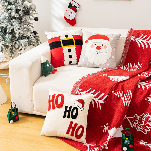 Funda de Almohada Navideña con Bordado - Decoración Festiva para el Hogar - Image 18