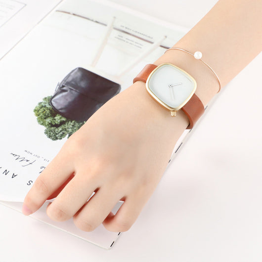 Reloj de Cuarzo Minimalista de Cara Cuadrada - Image 11