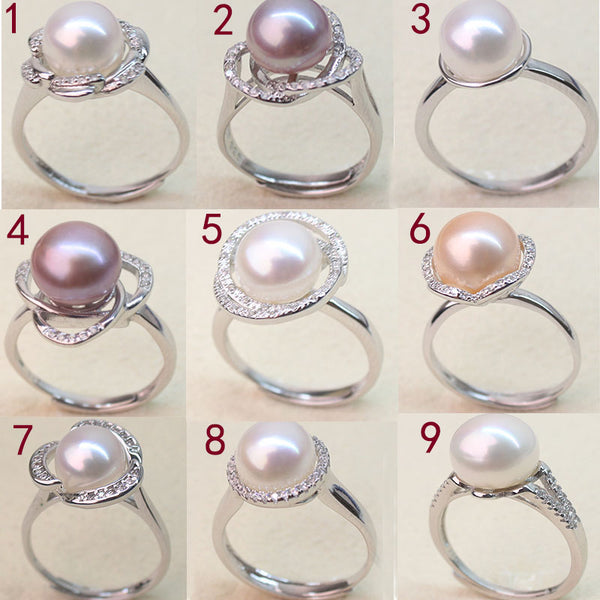 Anillo de Perlas de Agua Dulce