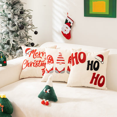 Funda de Almohada Navideña con Bordado - Decoración Festiva para el Hogar - Image 21