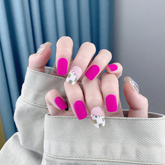 Uñas Postizas Diseño Tulipán Pintadas a Mano - Image 39