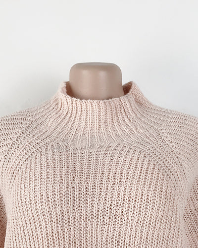 Vestido Suéter Cuello Alto Largo Abrigo Cálido para Mujer Invierno - Image 26