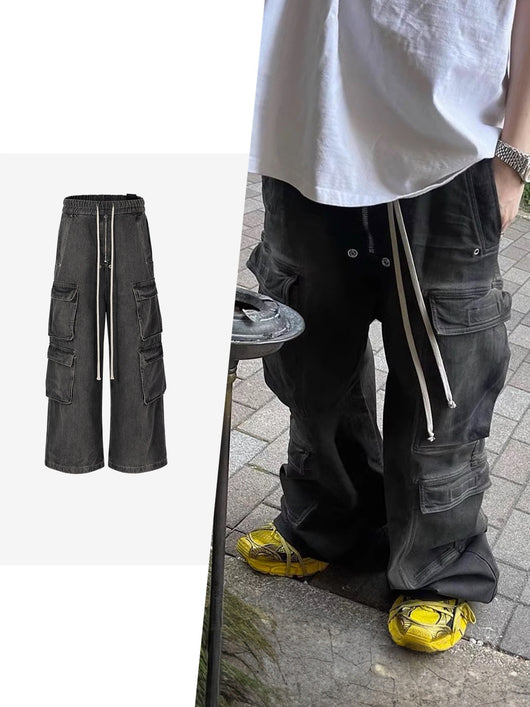 Jeans Pantalón Ancho Unisex de Moda Contemporánea - Image 18