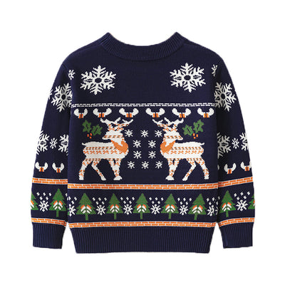 Suéter Navideño Infantil con Diseño de Reno - Pullover Acogedor para Niños y Niñas - Image 7