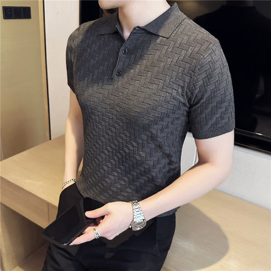 Polo Manga Corta Ice Silk Ultraligero para Hombre - Image 9