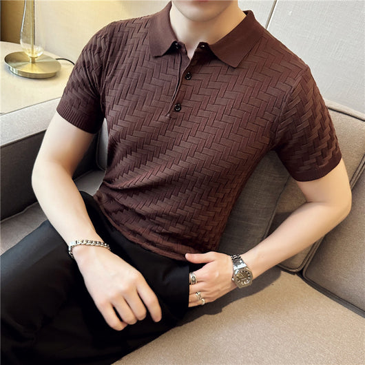 Polo Manga Corta Ice Silk Ultraligero para Hombre - Image 11