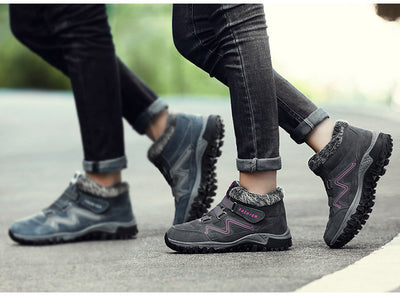 Zapatos de Algodón para Mujer con Forro de Terciopelo Cálido para la Nieve - Image 37