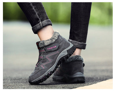 Zapatos de Algodón para Mujer con Forro de Terciopelo Cálido para la Nieve - Image 38