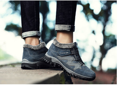 Zapatos de Algodón para Mujer con Forro de Terciopelo Cálido para la Nieve - Image 42