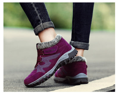 Zapatos de Algodón para Mujer con Forro de Terciopelo Cálido para la Nieve - Image 46