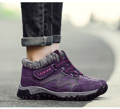 Zapatos de Algodón para Mujer con Forro de Terciopelo Cálido para la Nieve - Image 47