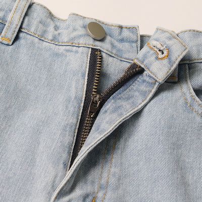 Jeans Anchos con Detalles de Diamantes para Mujer - Image 41