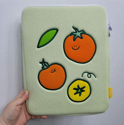 Funda de Tablet con Diseño Bordado de Tomate y Libreta Integrada - Image 10